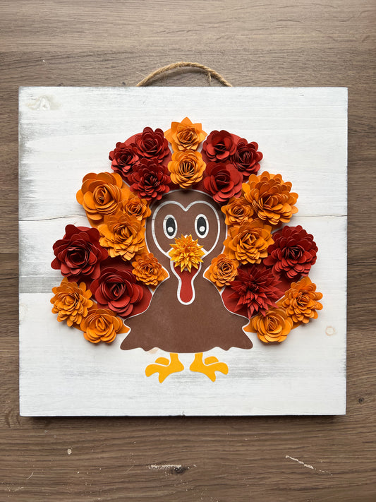 Turkey 10” x 10” Flower Board