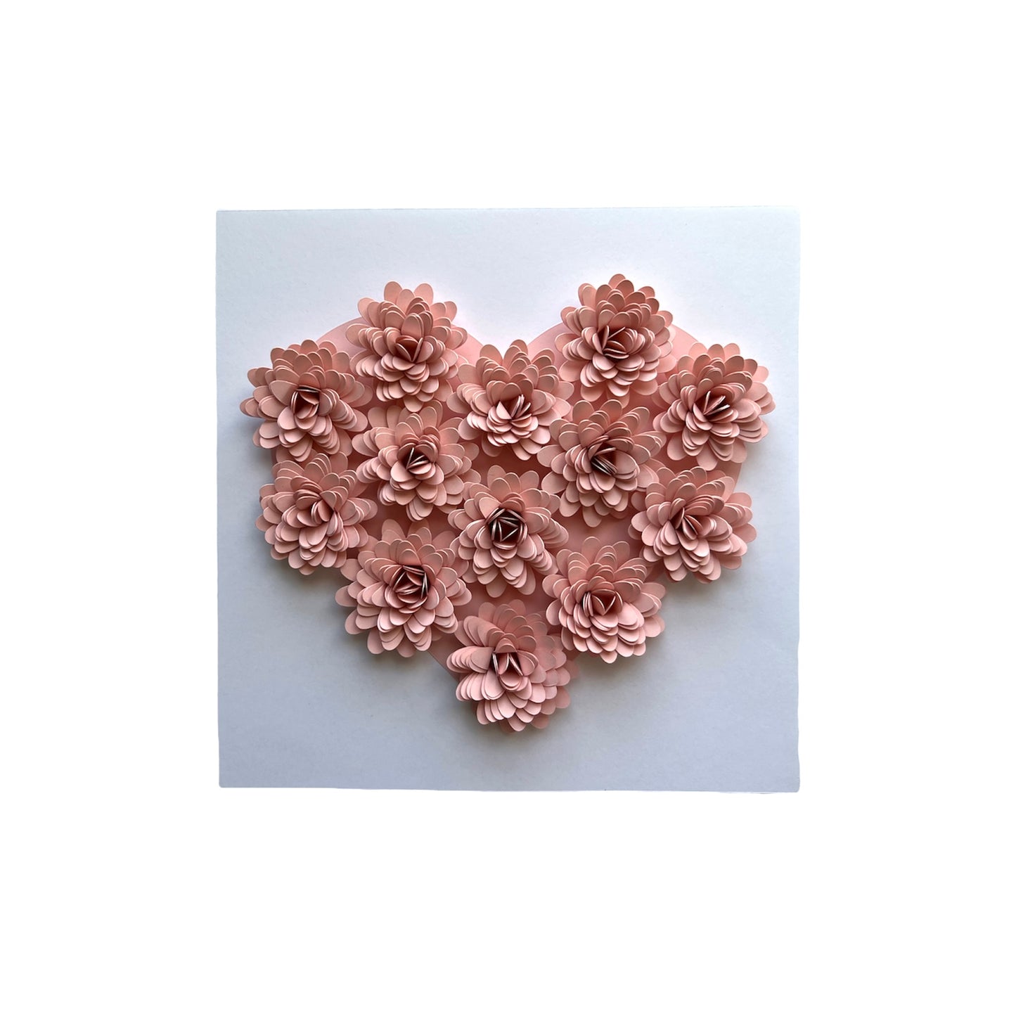 DIY Paper Flower Heart Kit