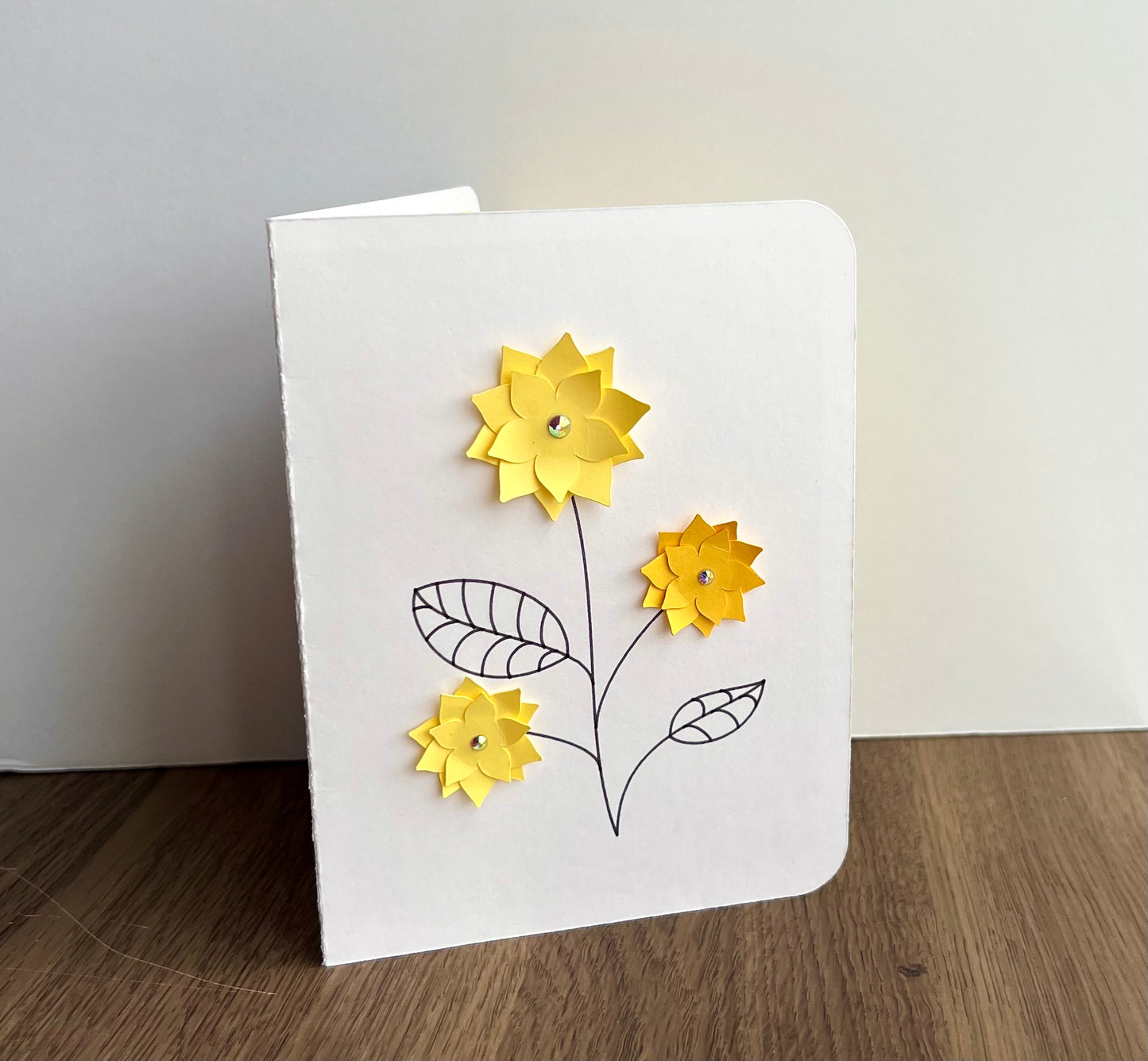 Paper Flower Card + Envelope